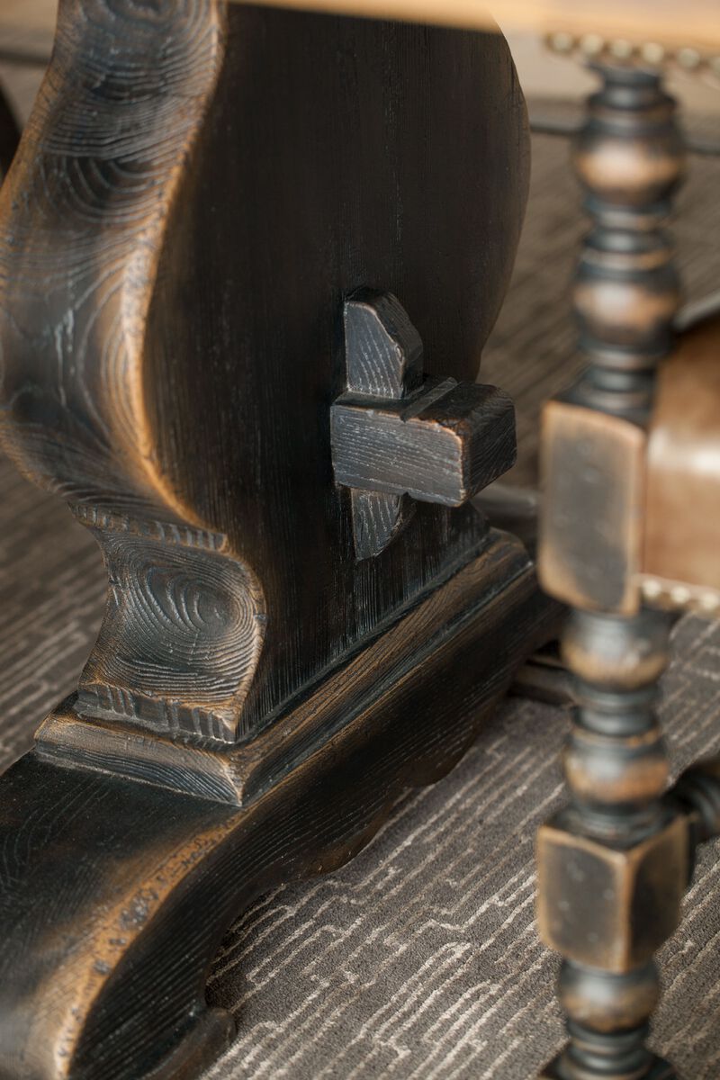 Bandera 86in Table In Dark Wood image number 6